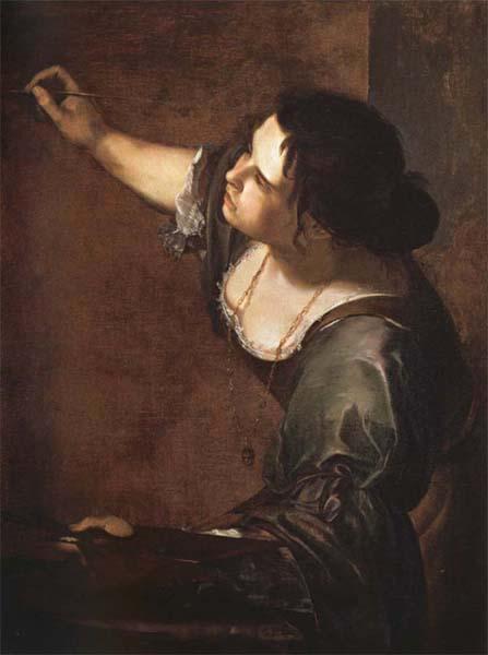 Artemisia gentileschi Self-Portrait as an Allegory of Painting Sweden oil painting art